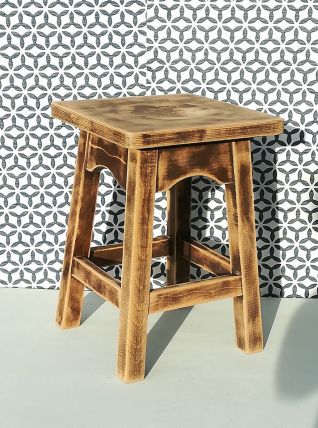 Tabouret en bois