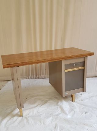 BUREAU METAL VINTAGE DES ANNEES 60