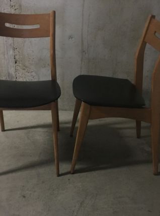 Paire de chaises scandinaves