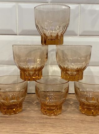 Set de 6 verres vintage