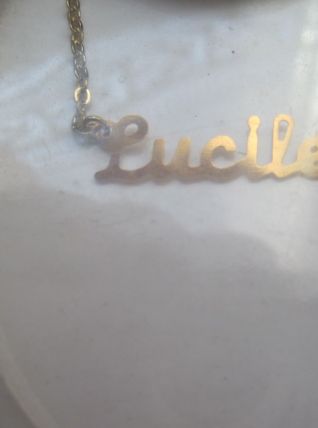 collier prénom  LUCILE