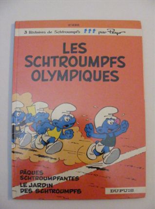 les schtroumpfs olympiques eo DL 1983