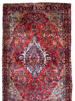 Tapis ancien Persan Sarouk fait main, 1B804