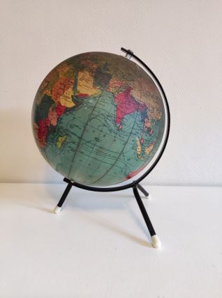 globe terrestre vintage