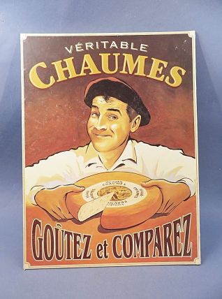 CARTON PUBLICITAIRE FROMAGE CHAUME 