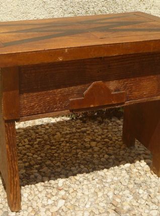  tabouret, coffre cireur, vintage