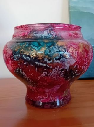 Vase laque line