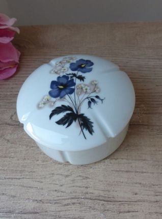 Ancienne boîte en porcelaine Marcel Franck Limoges France Dé