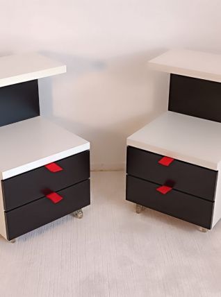 2 superbes tables chevet collector Ikea 1980’S 