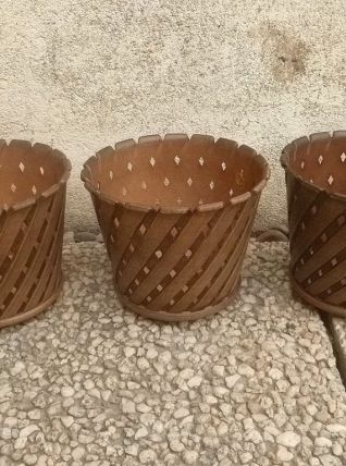 trio de cache pot EMSA, vintage