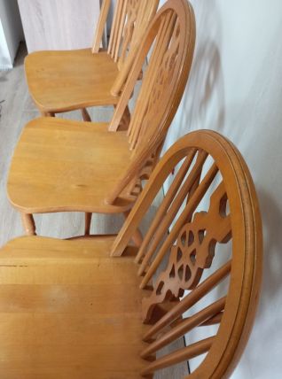 Chaises Windsor wheelback 