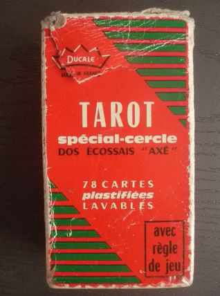 tarot Ducale spécial-cercle, dos écossais axé, vintage