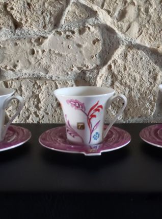 Lot de 3 tasses à thé en porcelaine NESTLE Spécial T