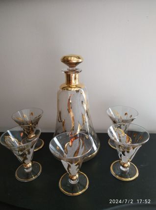 Carafe et verres 