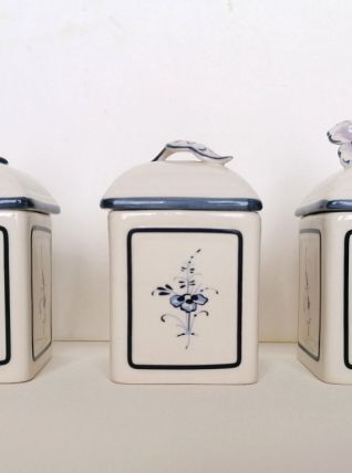 3 pots à épices Villeroy et Boch 