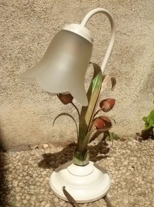 Lampe tulipe style florentin