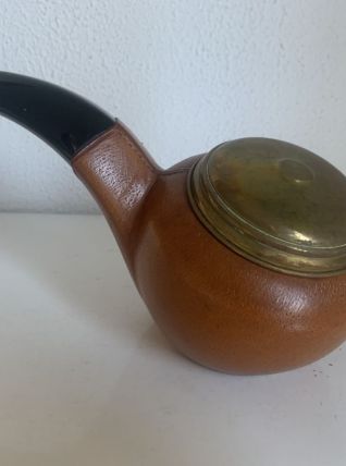 Porte-cigarettes vintage 1960 Longchamp cuir fauve pipe - 24