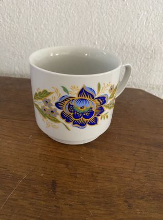 Tasse mug porcelaine monopoli vintage.