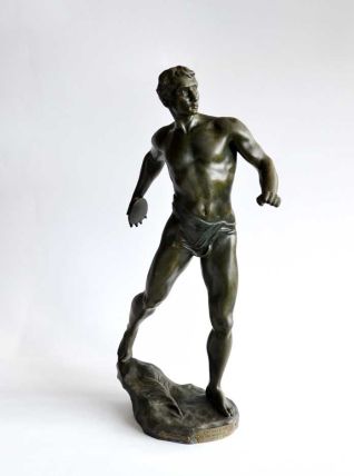 Sculpture en bronze "l'Athlète"