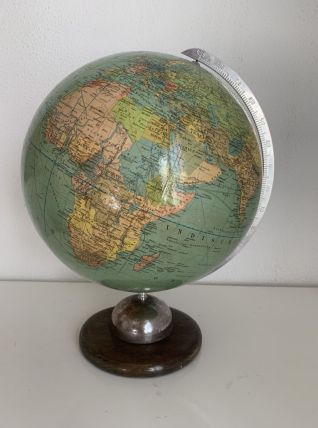 Globe vintage 1961 terrestre Dietrich Reimer Berlin - 45 cm