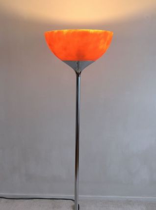 Magnifique authentique lampadaire signé Harvey Guzzini 1970 