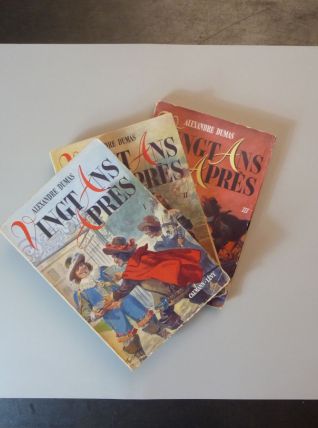 Vingt Ans Après- 3 Tomes- Alexandre Dumas- Calmann Lévy 