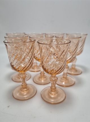 Lot de 9 minis verres Rosaline