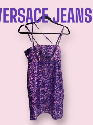 Mini dress Versace jeans leopard 