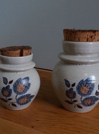 Pots en faïence de Saint Amand modèle Sologne