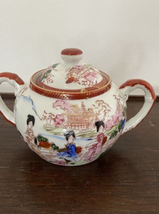 Sucrier Porcelaine Japonaise