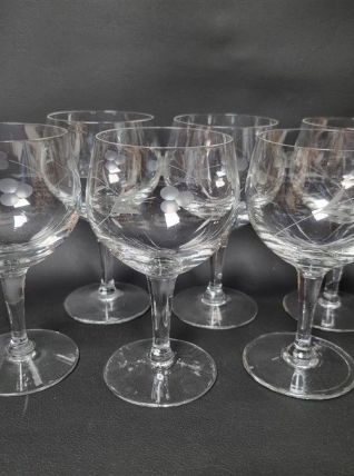 Set de 6 verres à pied