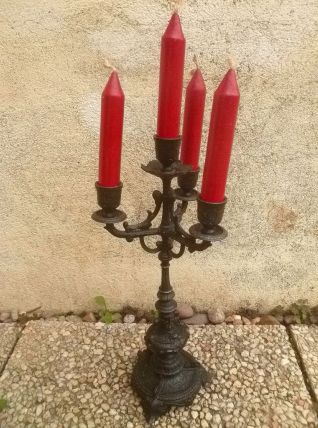 Candelabre 4 feux , vintage