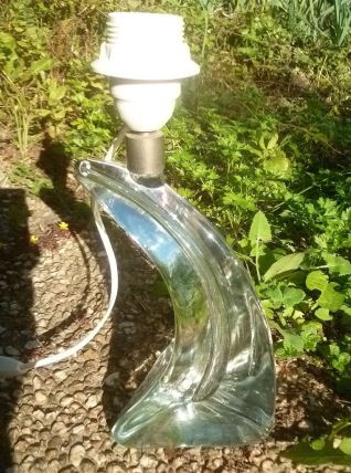 Lampe a poser, verre, vintage