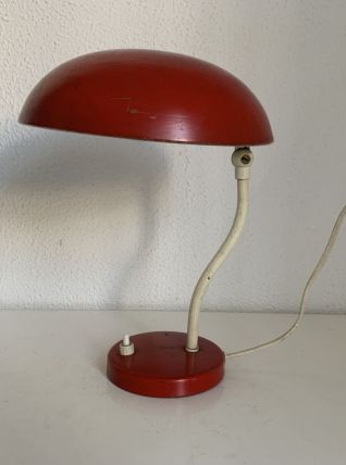 Lampe vintage 1950 champignon rouge diable - 28 cm