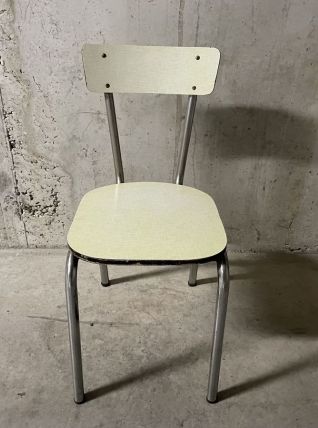 Chaise en formica années 50