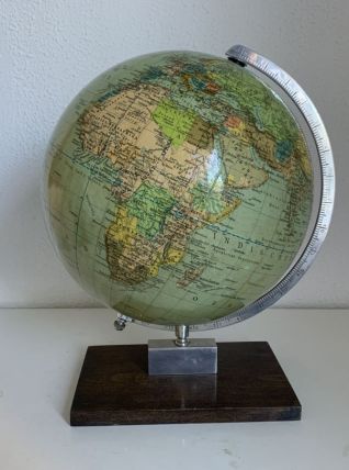 Globe vintage 1957 terrestre Berolina Erdglobus - 33 cm