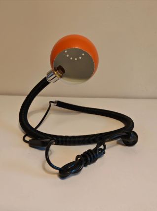 lampe serpent Targetti laquée orange