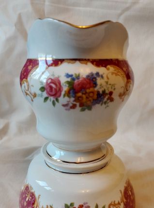 Gran pot à lait et sucrier-Fine porcelaine anglaise Paragon