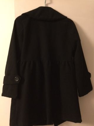 Manteau noir coupe patineuse - taille 1. 