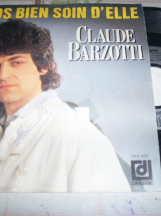 disque 45 tours 2 titres claude barzotti 