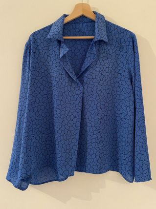 Blouse bleu