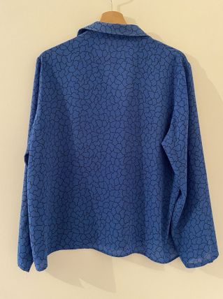 Blouse bleu