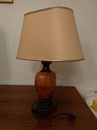 Lampe avec pied en marbre