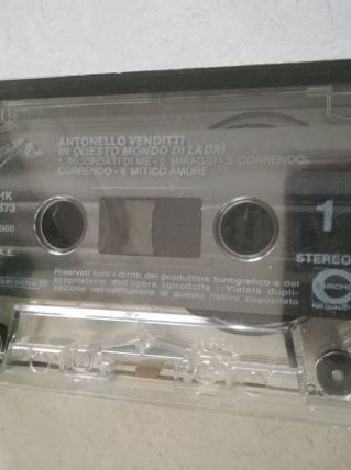 K7 audio — Antonello Venditti - In questo mondo di ladri