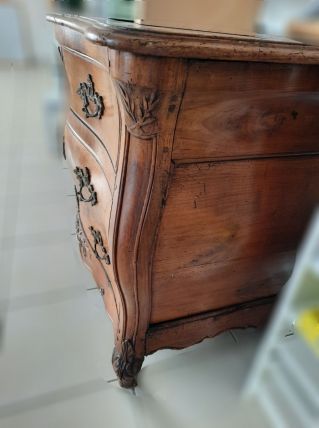 Commode 18ème galbée louis XV