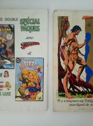 Lot de 2 albums BD souples comics "Superman poche"