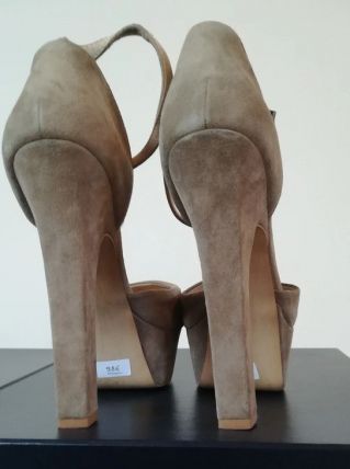 986* ZARA sexy escarpins taupe (40)