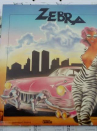 Vinyle 33T Zebra Razor Girl EO de 1980