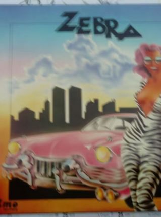 Vinyle 33T Zebra Razor Girl EO de 1980