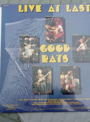 Double Disque Vinyle Live At Last De Good Rats De 1979